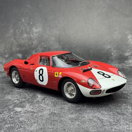 Ferrari 1964 250 LM #8 Red 1:18 Reims 12h diecast collectible model by CMC - view 10