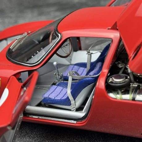 Ferrari 1964 250 LM #8 Red 1:18 Reims 12h diecast collectible model by CMC - view 12