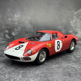 Ferrari 1964 250 LM #8 Red 1:18 Reims 12h diecast collectible model by CMC - view 2