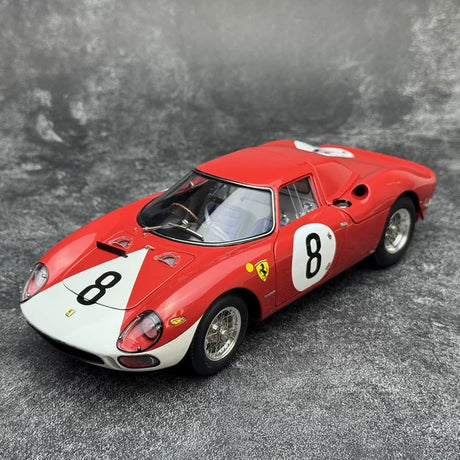 Ferrari 1964 250 LM #8 Red 1:18 Reims 12h diecast collectible model by CMC - view 3