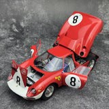 Ferrari 1964 250 LM #8 Red 1:18 Reims 12h diecast collectible model by CMC - view 4