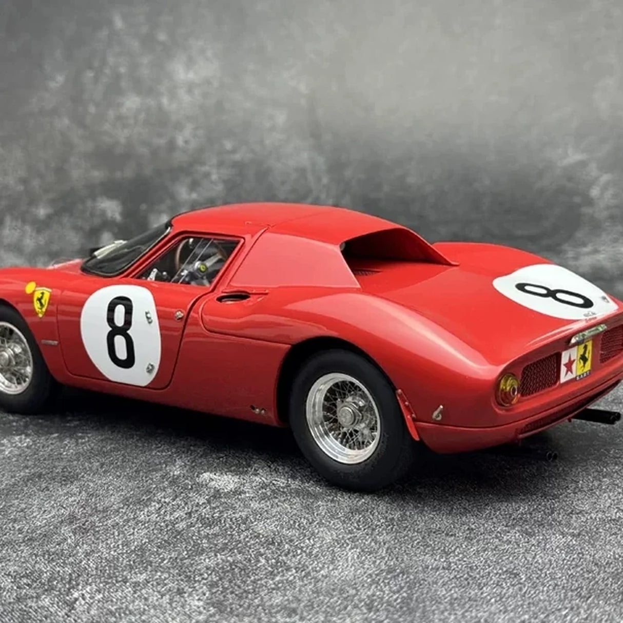 Ferrari 1964 250 LM #8 Red 1:18 Reims 12h diecast collectible model by CMC - view 5