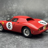 Ferrari 1964 250 LM #8 Red 1:18 Reims 12h diecast collectible model by CMC - view 5