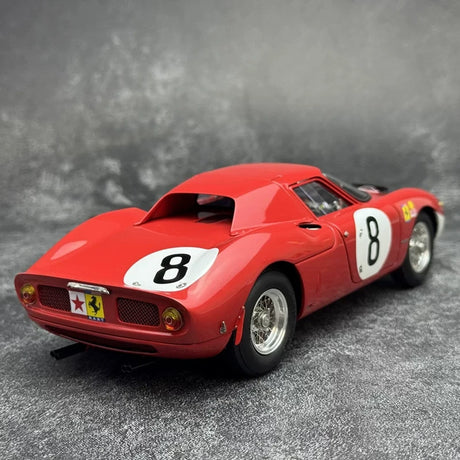Ferrari 1964 250 LM #8 Red 1:18 Reims 12h diecast collectible model by CMC - view 8