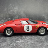 Ferrari 1964 250 LM #8 Red 1:18 Reims 12h diecast collectible model by CMC - view 9