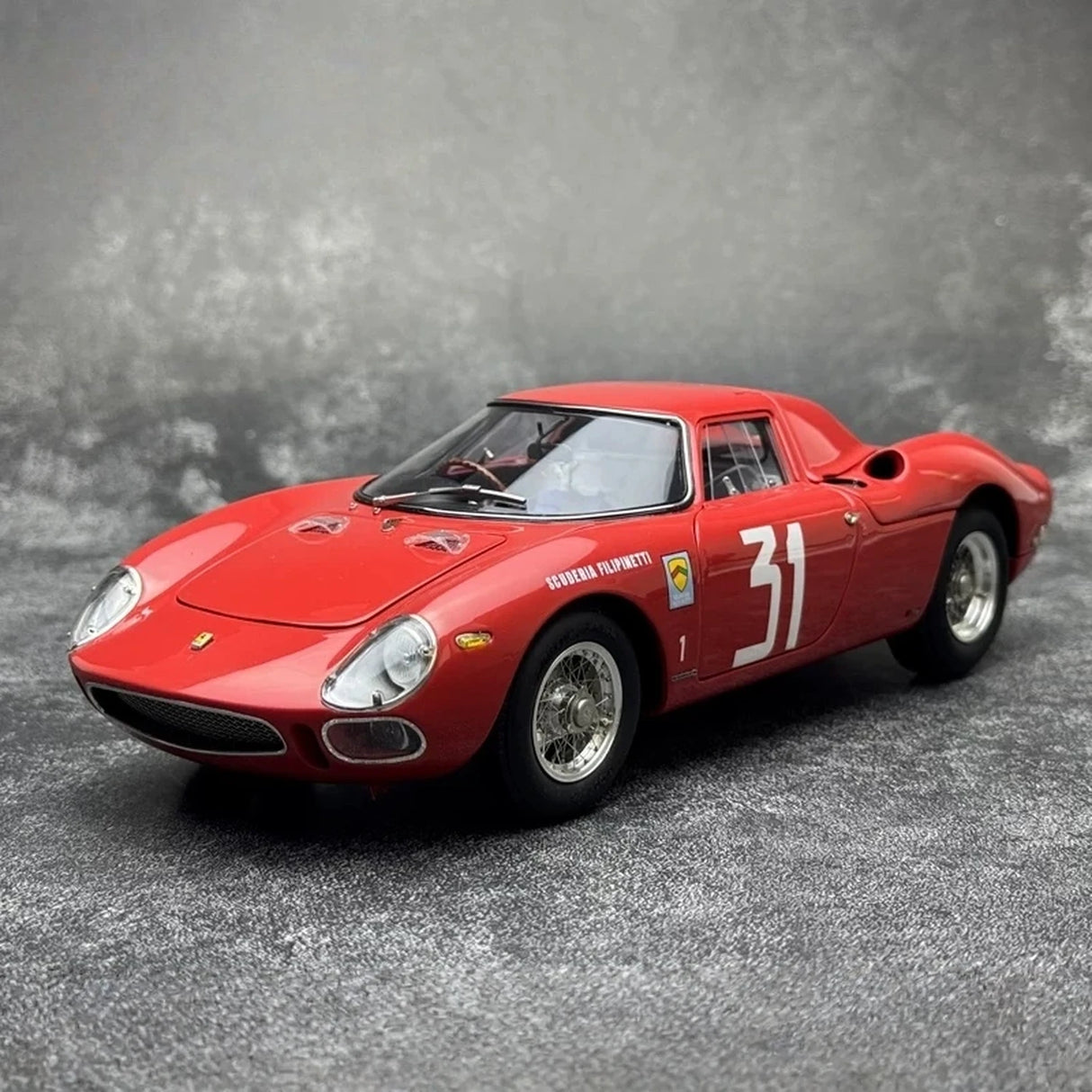 Ferrari 1964 250 LM #31 Red 1:18 Winner Monza diecast collectible model by CMC - view 2