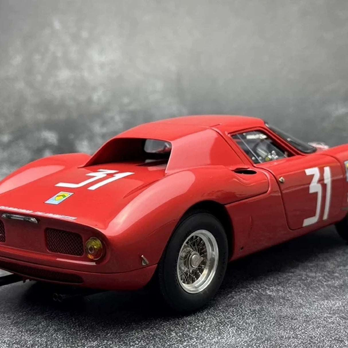 Ferrari 1964 250 LM #31 Red 1:18 Winner Monza diecast collectible model by CMC - view 8