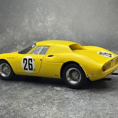 Ferrari 1965 250 LM #26 Yellow 1:18 2nd 24h Le Mans diecast collectible model by CMC - view 5