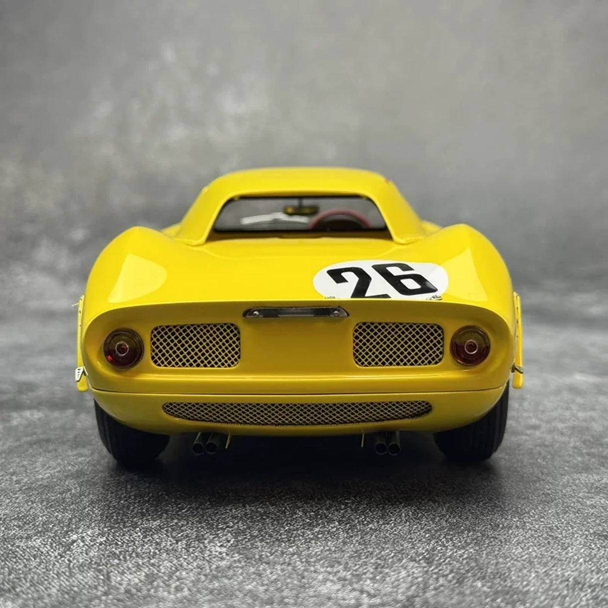 Ferrari 1965 250 LM #26 Gelb 1:18 2nd 24h Le Mans Druckguss-Sammlermodell von CMC - Ansicht 7