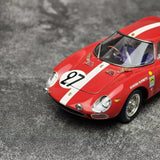 Ferrari 1965 250 LM #27 Red 1:18 6th 24h Le Mans diecast collectible model by CMC - view 3