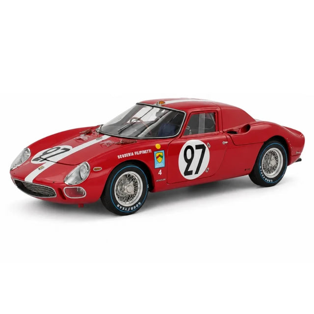 Ferrari 1965 250 LM #27 Red 1:18 6th 24h Le Mans diecast collectible model by CMC - view 6