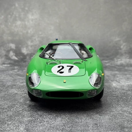 Ferrari 1966 250 LM #27 Green 1:18 24h Daytona diecast collectible model by CMC - view 1
