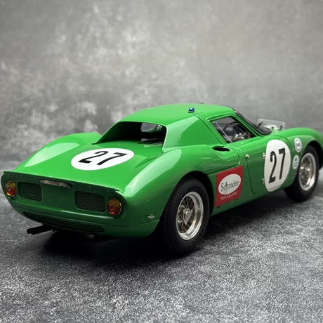 Ferrari 1966 250 LM #27 Green 1:18 24h Daytona diecast collectible model by CMC - view 7