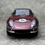 Ferrari 1966 275 GTB-C #4 Burgundy 1:18 Nassau Tourist Trophy Zinkguss-Sammlermodell von CMC – Ansicht 1