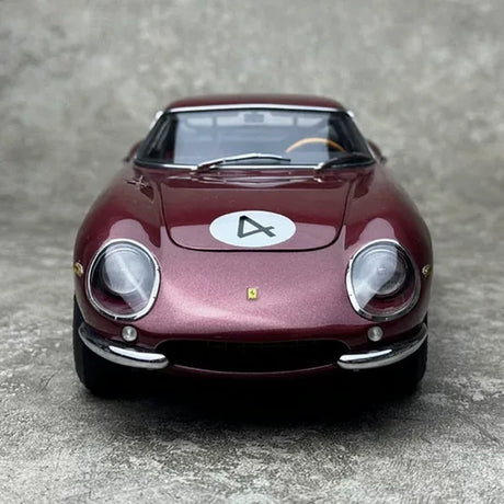Ferrari 1966 275 GTB-C #4 Burgundy 1:18 Nassau Tourist Trophy diecast collectible model by CMC - view 1
