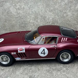 Ferrari 1966 275 GTB-C #4 Burgundy 1:18 Nassau Tourist Trophy Sammlermodell aus Druckguss von CMC – siehe 3