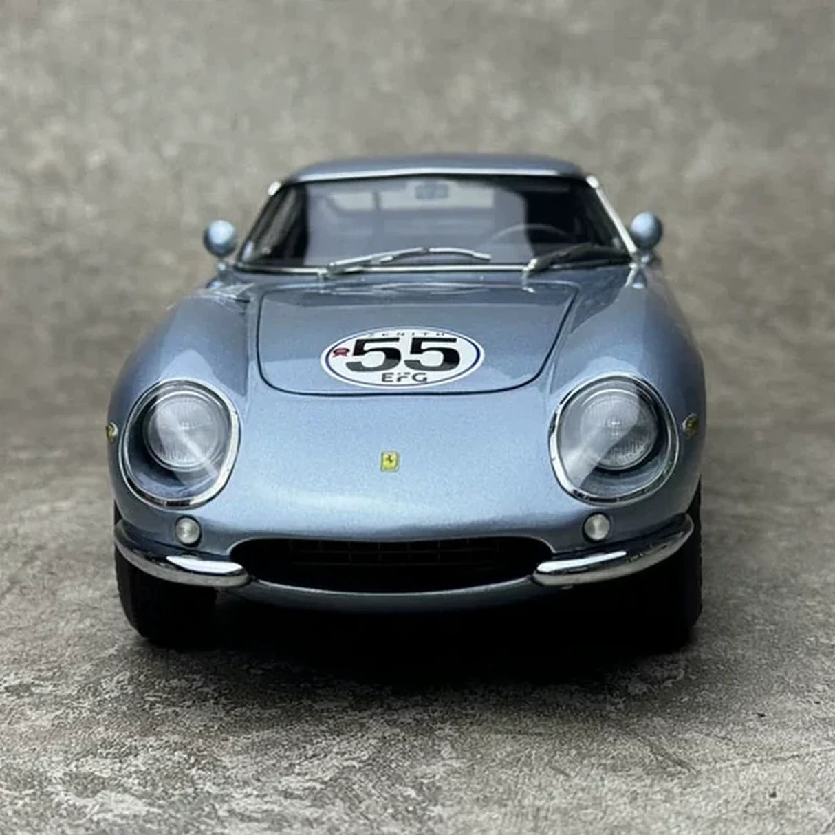 Ferrari 1966 275 GTB-C #55 Light Blue 1:18 Spa Classic 2012-2013 diecast collectible model by CMC - view 1