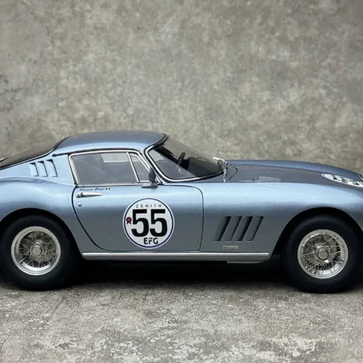 Ferrari 1966 275 GTB-C #55 Light Blue 1:18 Spa Classic 2012-2013 diecast collectible model by CMC - view 6