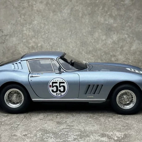 Ferrari 1966 275 GTB-C #55 Light Blue 1:18 Spa Classic 2012-2013 diecast collectible model by CMC - view 6
