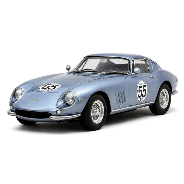 Ferrari 1966 275 GTB-C #55 Light Blue 1:18 Spa Classic 2012-2013 diecast collectible model by CMC - view 8