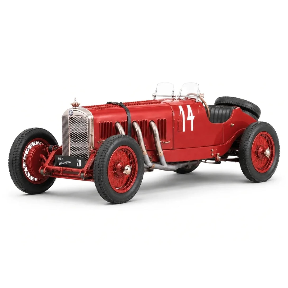 1:18 Mercedes-Benz 1931 SSKL #28 Red model car by CMC - view 10