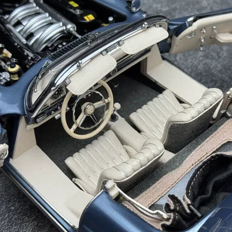 [CMC] 1:18 Mercedes-Benz 1954 300 SL W198 Hardtop Blue Model Car Die-Cast