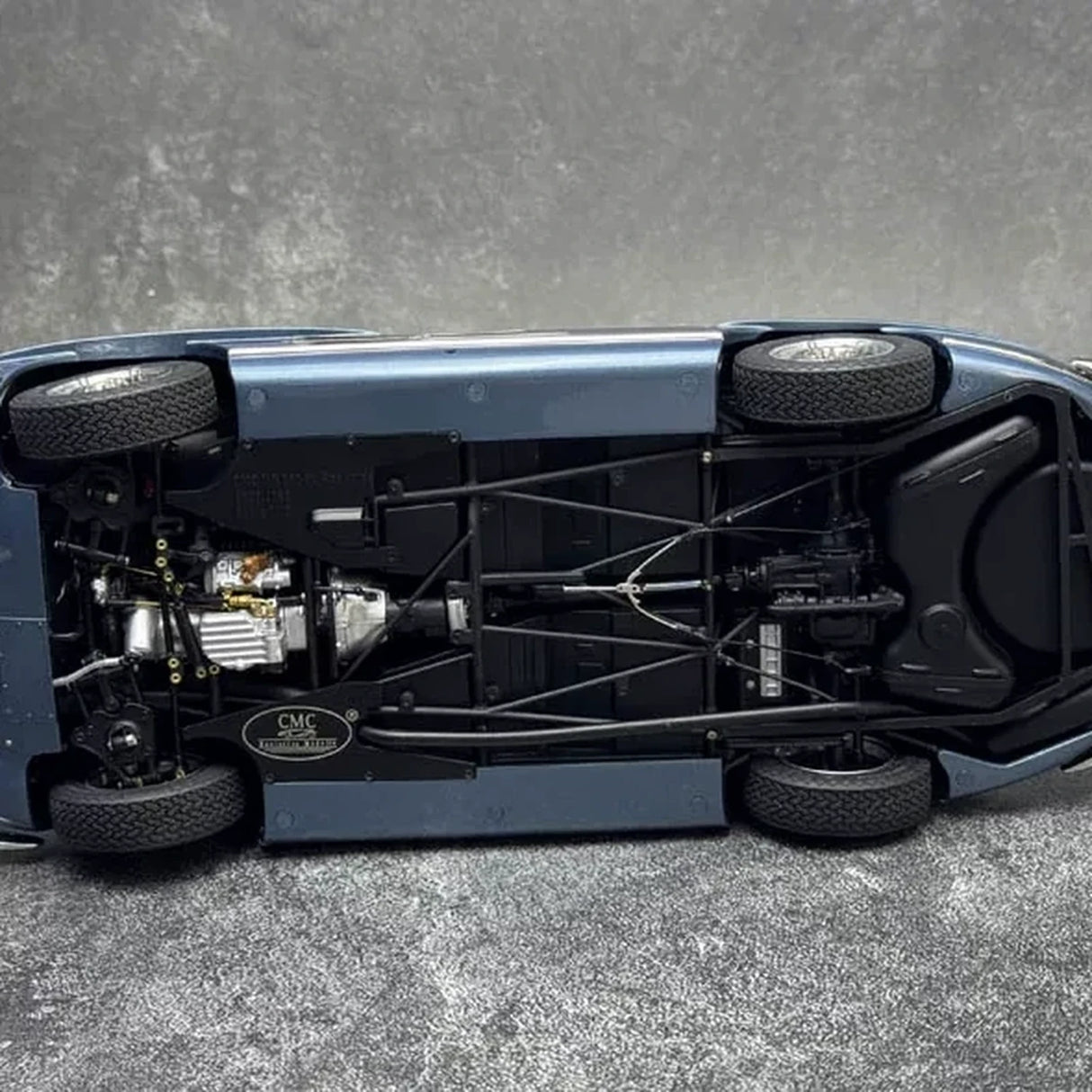 [CMC] 1:18 Mercedes-Benz 1954 300 SL W198 Hardtop-Blaumodell-Modellwagen mit Druckguss
