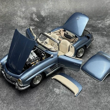 [CMC] 1:18 Mercedes-Benz 1954 300 SL W198 Hardtop Blue Model Car Die-Cast