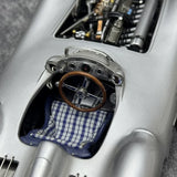 [CMC] 1:18 Mercedes-Benz 1954 W196R Streamliner Hans Herrmann Signed Edition Silver Model Car Die-Cast