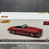 [CMC] 1:18 Mercedes-Benz 1957 300 SL W198 Roadster Rotes Modellauto-Druckguss