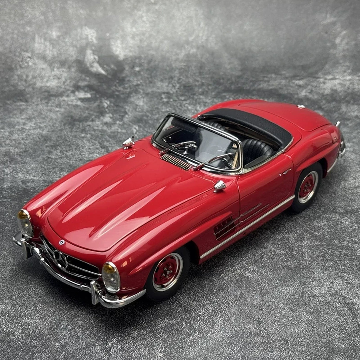 [CMC] 1:18 Mercedes-Benz 1957 300 SL W198 Roadster Rotes Modellauto-Druckguss