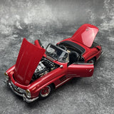 [CMC] 1:18 Mercedes-Benz 1957 300 SL W198 Roadster Rotes Modellauto-Druckguss