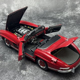 [CMC] 1:18 Mercedes-Benz 1957 300 SL W198 Roadster Rotes Modellauto-Druckguss