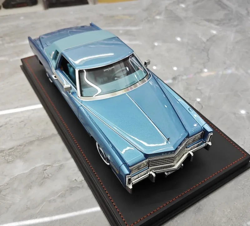1:18 Cadillac 1978 Eldorado Biarritz Coupe Blue Die Cast Model Car