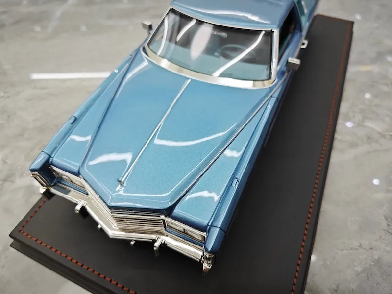 1:18 Cadillac 1978 Eldorado Biarritz Coupe Blue Die Cast Model Car