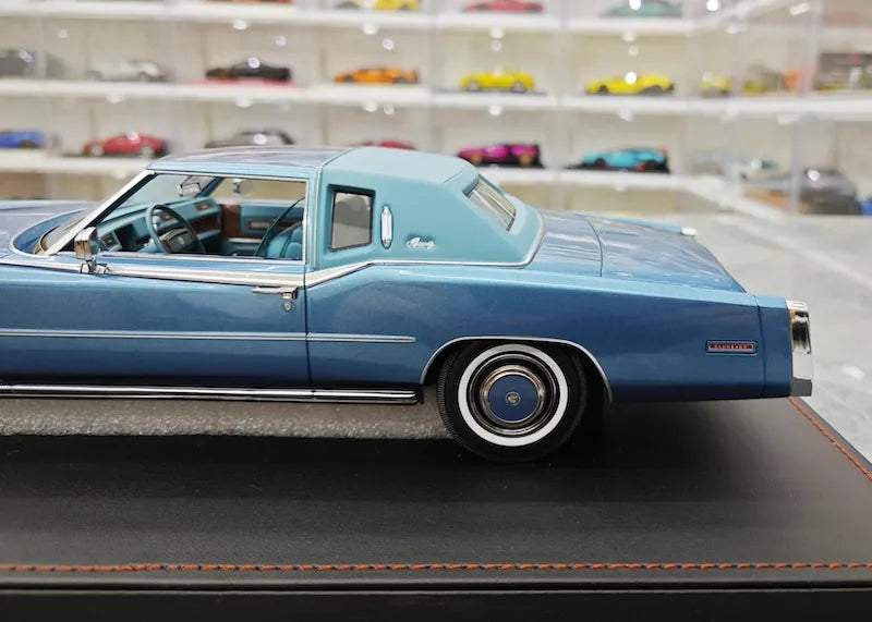 1:18 Cadillac 1978 Eldorado Biarritz Coupe Blue Die Cast Model Car