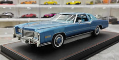 1:18 Cadillac 1978 Eldorado Biarritz Coupe Blue Die Cast Model Car