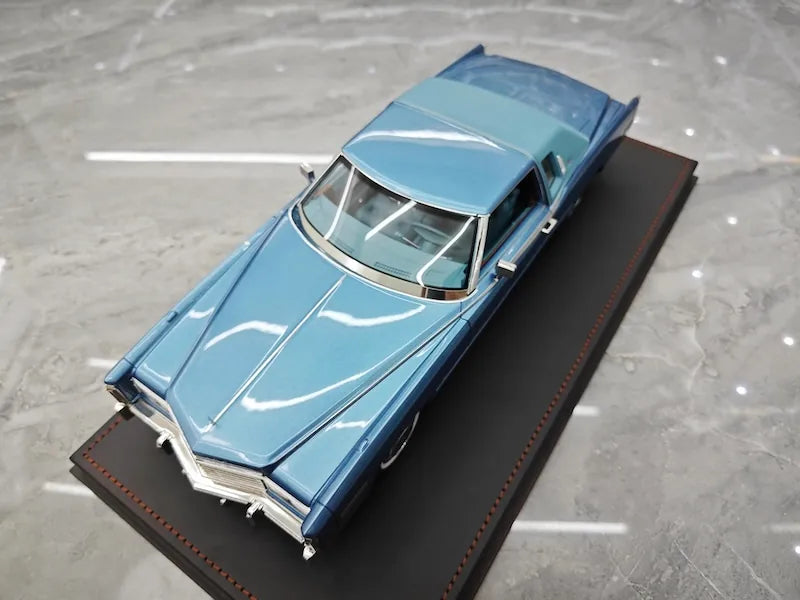 1:18 Cadillac 1978 Eldorado Biarritz Coupe Blue Die Cast Model Car