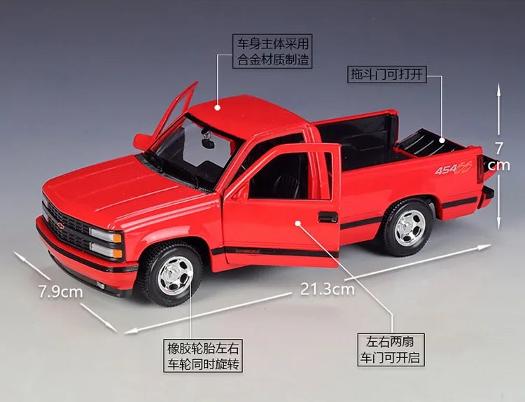 1:24 Assembly Line Chevrolet 1993 454 SS Pick-Up Die Cast Model Car