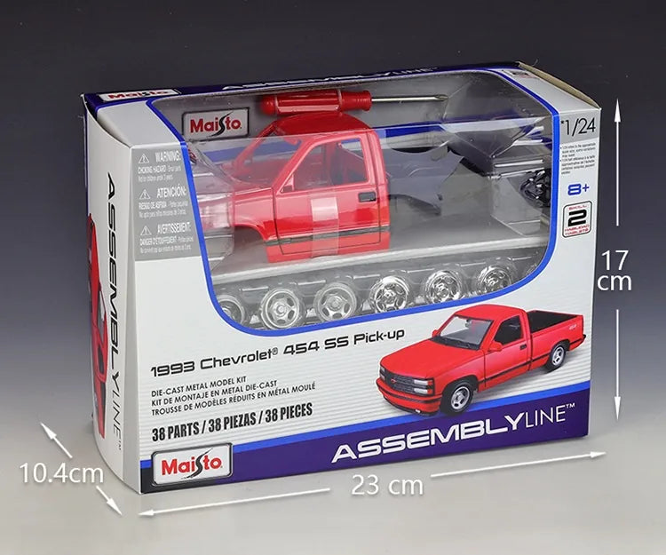 1:24 Assembly Line Chevrolet 1993 454 SS Pick-Up Die Cast Model Car
