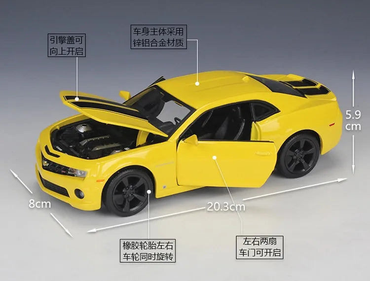 1:24 Chevrolet 2010 Camaro 4th Die Cast Model Car