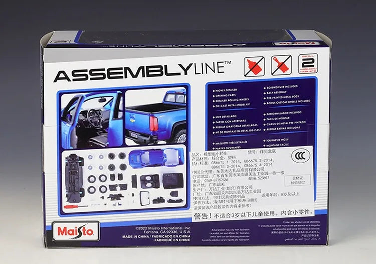 1:24 Assembly Line Chevrolet 2017 Colorado ZR2 Die Cast Model Car