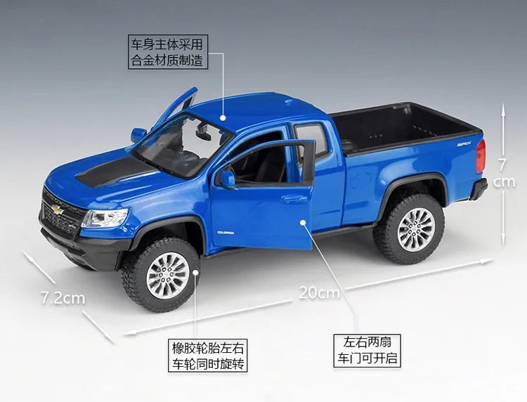 1:24 Assembly Line Chevrolet 2017 Colorado ZR2 Die Cast Model Car