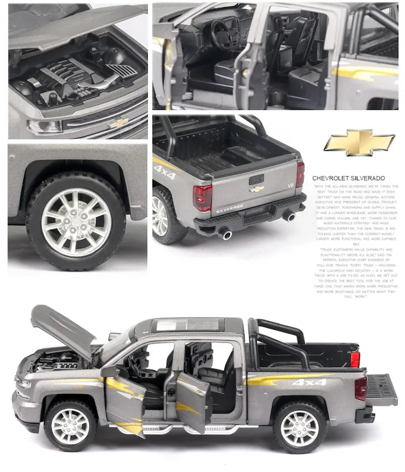 1:32 Chevrolet 2017 Silverado Die Cast Model Car