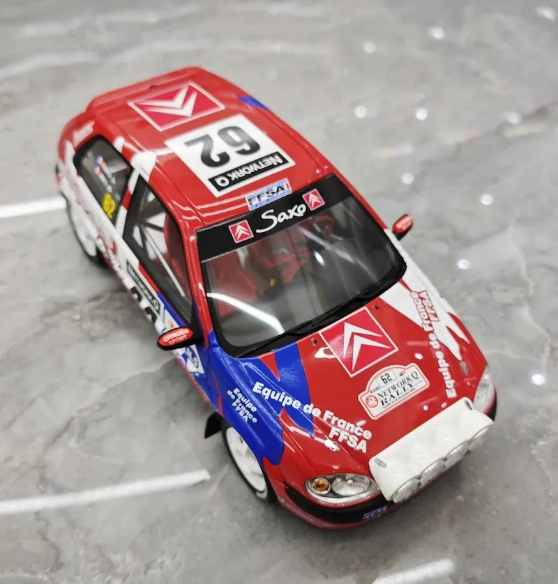 1:18 Citroen 2000 SAXO VTS #62 Die Cast Model Car