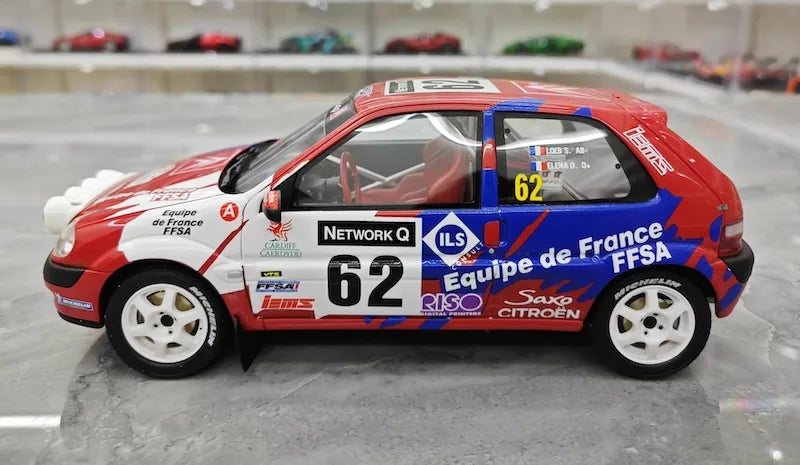 1:18 Citroen 2000 SAXO VTS #62 Die Cast Model Car