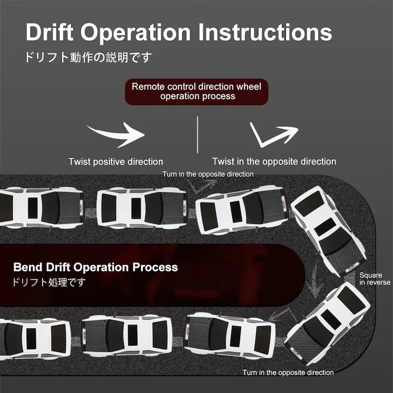 1:15 Scale Classic Toyota AE86 Drift RC Car - Drift Car Model RC Car