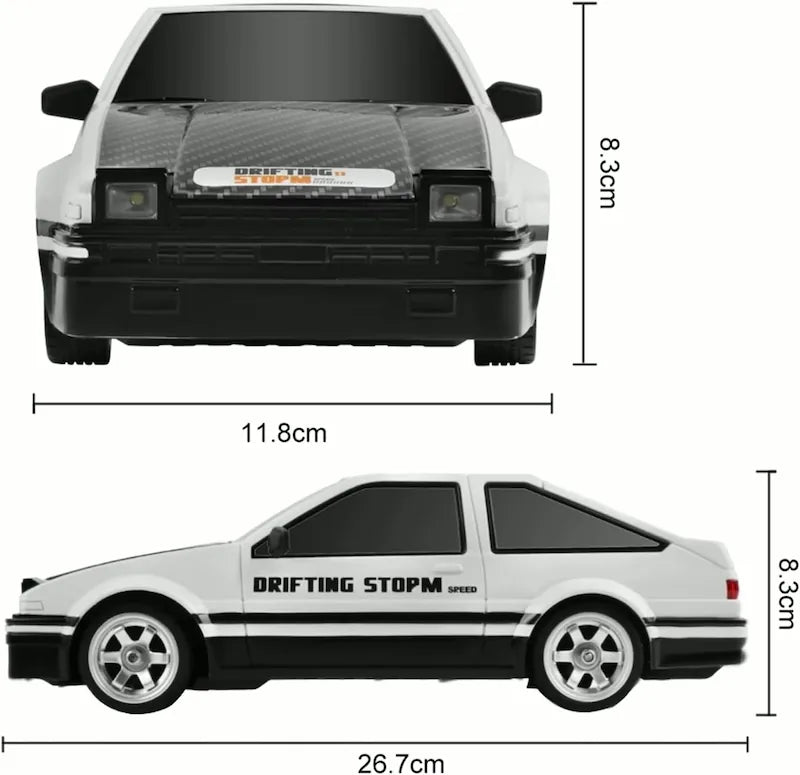 1:15 Scale Classic Toyota AE86 Drift RC Car - Drift Car Model RC Car