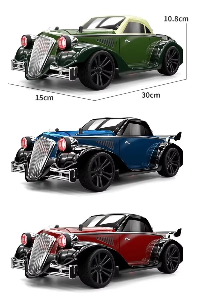 1:10 Scale Classic Vintage RC Car - High Speed with Realistic Detailing RC Car