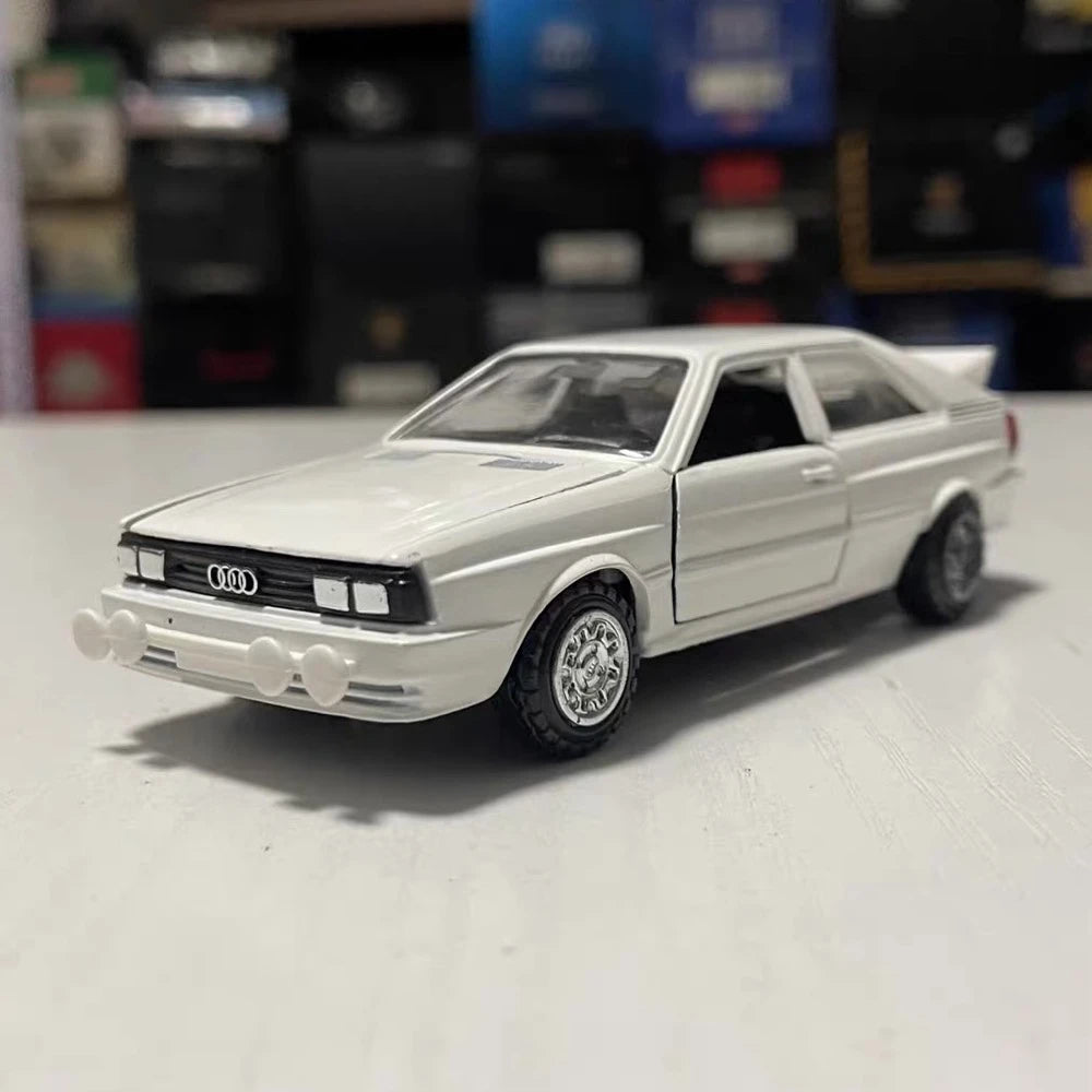 [Conrad] 1:43 Audi 1984 Quattro Coupe Rally White Model Car Die-Cast